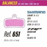 Pastillas Balanced 651