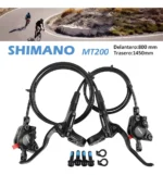 Par De Frenos De Disco Hidráulicos Shimano Altus Mt200 Para Bicicleta - Imagen 6