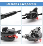Par De Frenos De Disco Hidráulicos Shimano Altus Mt200 Para Bicicleta - Imagen 10