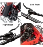 Par De Frenos De Disco Hidráulicos Shimano Altus Mt200 Para Bicicleta - Imagen 11